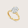 Solitaire Oval Diamond Ring image