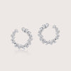 Open Hoop Diamond Earrings image 0