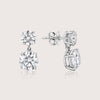 Duo Round Diamond Earrings image 1