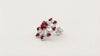 Ruby & Diamond Spiral Earrings