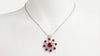 Ruby & Diamond Spiral Pendant