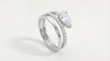 Embrace Pear Diamond Ring