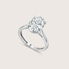 Solitaire Oval Diamond Ring image