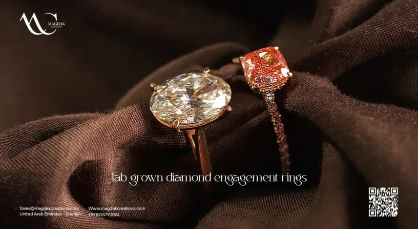 Lab grown diamond engagement rings