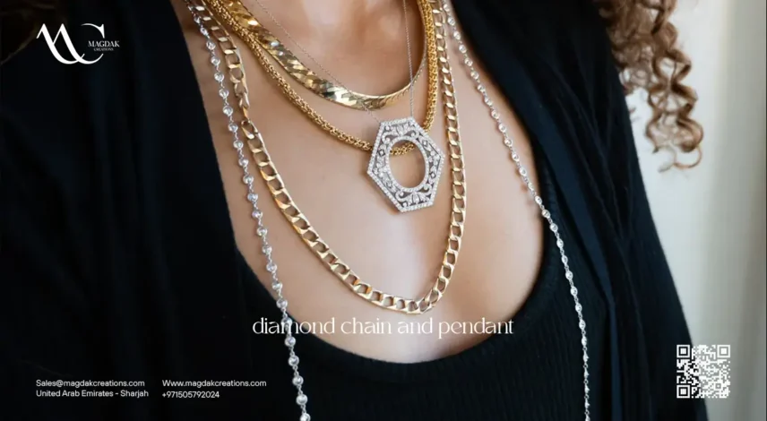 diamond chain and pendant
