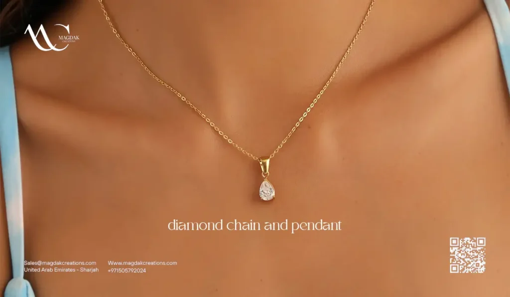 diamond chain and pendant