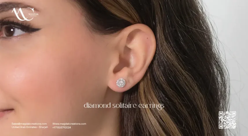 diamond solitaire earrings