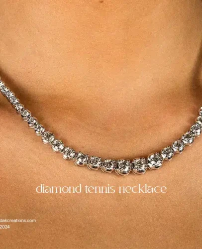 diamond tennis necklace