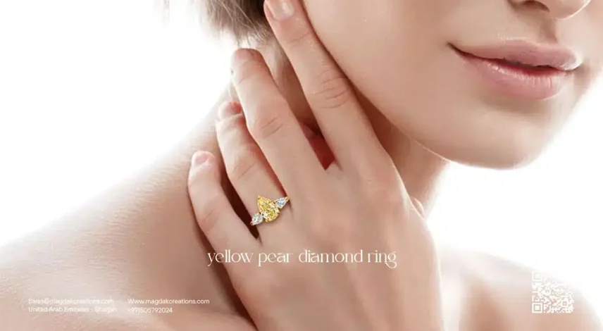 yellow pear diamond ring1webp yellow pear diamond ring