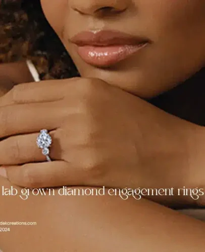 lab grown diamond engagement rings​
